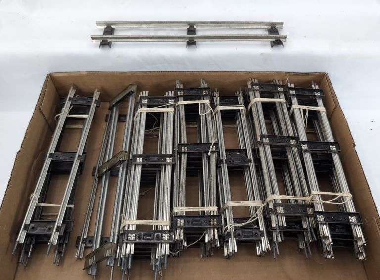 Large Lot of Hafner O Gauge 2 Rail Track & Switches Windup Battery Operated Trains curved straight