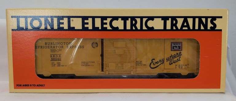 Modern Era Lionel O Gauge L.O.T.S Burlington Ice Car 52067 and Icing Station 12703