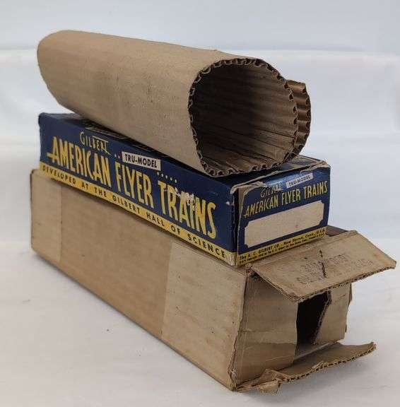 Prewar American Flyer O Gauge 572 UP repainted as Pennsylvania 561 Train Set with Boxes