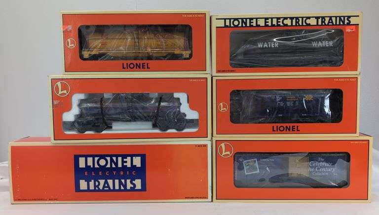 Modern Era Lionel O Gauge 16390, 16154, 16717, 16188, 17800, 26214 in box image