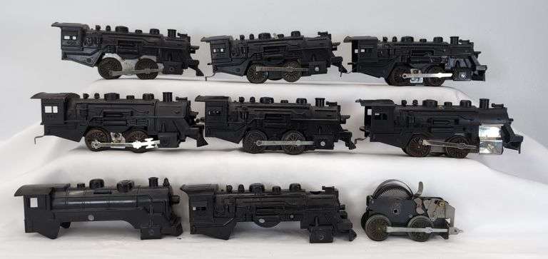 Marx O Gauge plastic steam locomotives 400 490 198