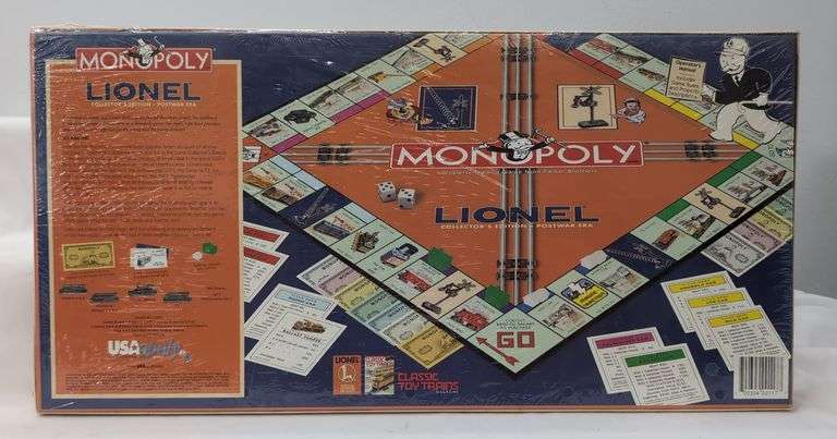Lionel Trains Monopoly Collector's edition Postwar era board game Mint sealed