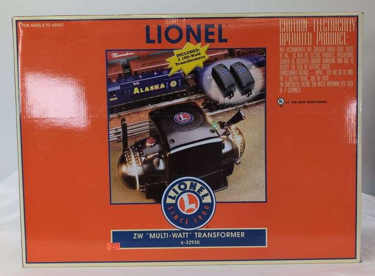 Modern Era Lionel ZW Multi-Watt Transformer 6-32930 Mint in box