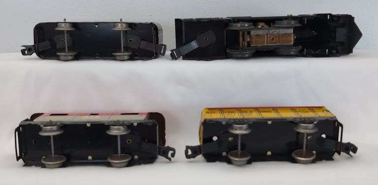 Two Louis Marx & Co. Stream Line Steam Type Electrical Train Sets 4822 and 5610 in box