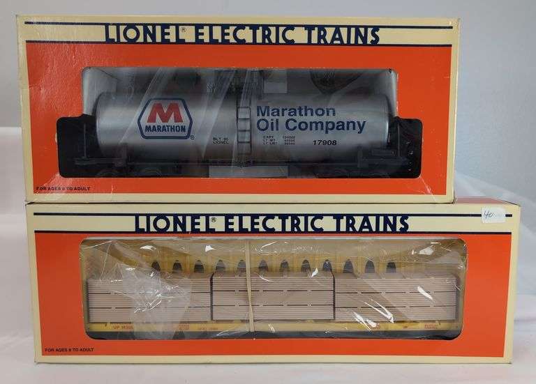 Modern Era Lionel O Gauge 6926, 7803, 9217, 9629, 9833, 16380, 17908, 26725 Mint in box