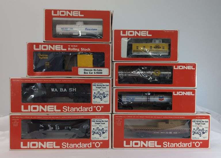 Modern Era Lionel O Gauge 9051, 9153, 9154, 9166, 9600, 9820, 9823, 9824 Mint in box image