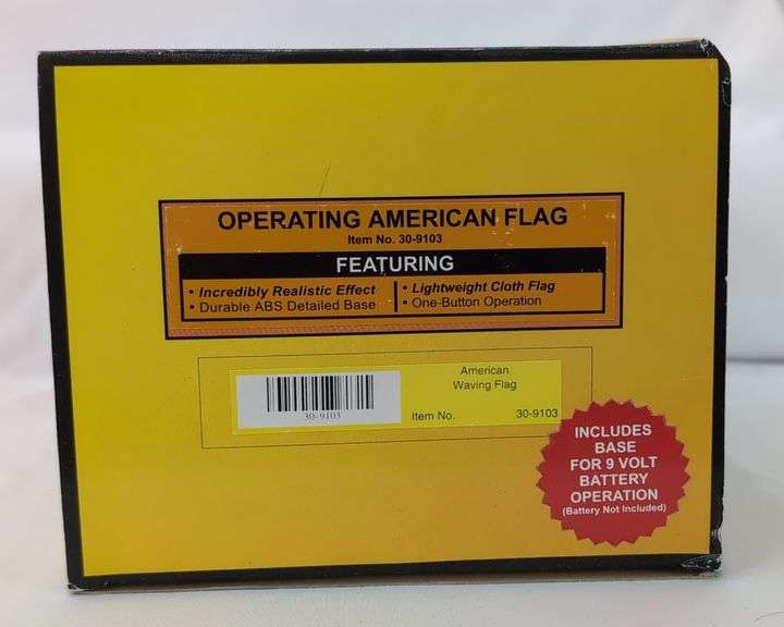 Modern Era Rail King By MTH Electric Trains Operating Waving Flag 30-9103 Mint in box