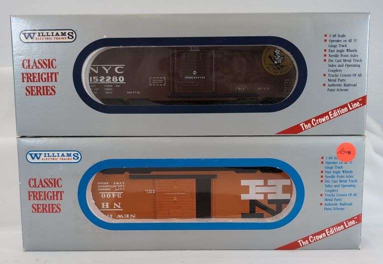 Modern Era Williams O Gauge freight rolling stock in box 6pcs