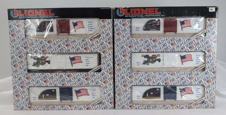 Two Lionel 6-178599 The Old Glory Series Train Cars in Original Boxes