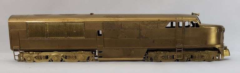 Red Ball Brass HO Locomotive - Fairbanks Morse Erie Built 2000 HP 12 wheel diesel powered A unit