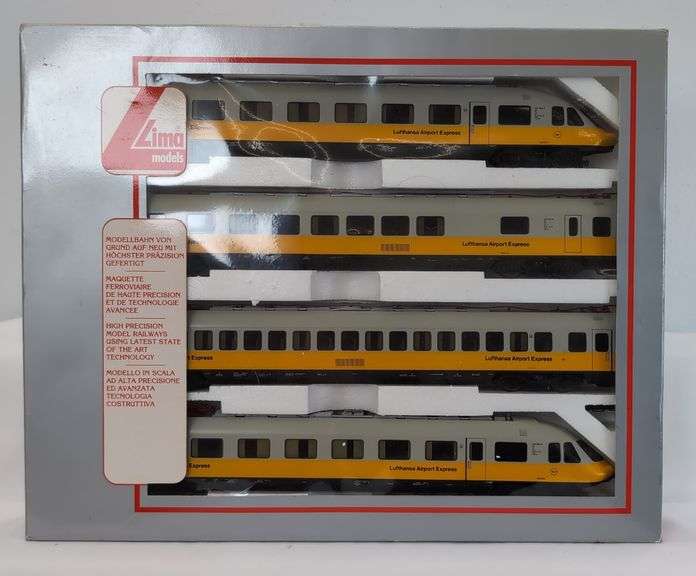 Lima Models HO Lufthansa Airport Express Train Set 149767KP1 in box
