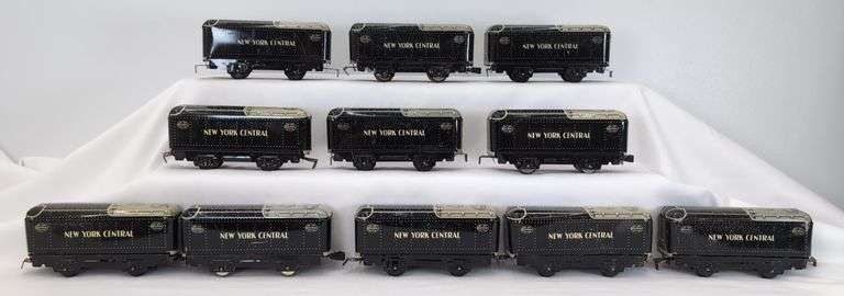 Lot of eleven (11) Marx O Gauge 551 New York Central steam locomotive tenders