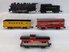 Two Louis Marx & Co. Stream Line Steam Type Electrical Train Sets 4822 and 5610 in box