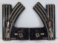 Lionel O Gauge Switches five left four right O21 MC and four O20 90 degree crossovers