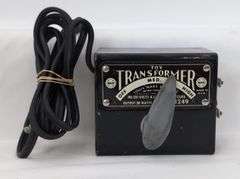 Marx O Gauge Train Set with Commodore Vanderbilt Locomotive, Cars, Track, and Transformer