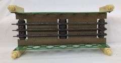 Prewar Lionel O Gauge bridge with spans gravel roadbed variation