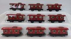 Lot of 19 Marx O Gauge 556 New York Central Lines Train Caboose w/variations