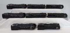Lot of 15 Marx O Gauge electric, battery op, key wind steam locomotives