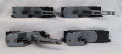 Marx O Gauge 4 & 8 wheel NYC Gray Train Crane Cars - Lot of 4