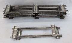 Prewar Ives O Gauge Windup Train Tracks 2 Rail banked curves