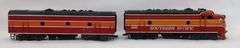 Brass Tenshodo HO EMD F-9 Diesel Loco Southern Pacific SP 131/132 powered A dummy B in box