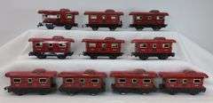 Lot of 19 Marx O Gauge 556 New York Central Lines Train Caboose w/variations