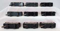Lot of 19 Marx O Gauge lithographed tinplate Caboose - 984 Union Pacific & 20102 NYC