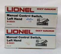 Modern Era Lionel 027 Gauge Train Track Lot - Switches, Crossing, and Remote Control Operating Track