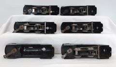 Marx O Gauge key wind Commodore Vanderbilt style locos, lot of six