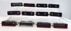 Lot of 16 Marx O Gauge 548 Guernsey Milk 91257 Seaboard and 552 Rock Island