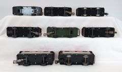 Lot of 17 Marx O Gauge lithographed tinplate NYC 20102 caboose variations