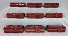Lot of 17 Marx O Gauge lithographed tinplate NYC 20102 caboose variations