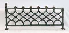Early Prewar Standard Gauge Cast Iron Toy Train Layout Fence and Gate Sections
