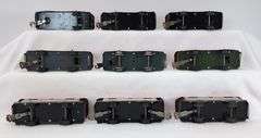 Lot of 17 Marx O Gauge lithographed tinplate NYC 20102 caboose variations