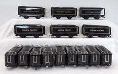 Lot of 15 Marx O Gauge 551 New York Central and 551 Union Pacific steam locomotive tender