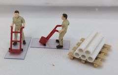 Lionel O and 027 Gauge Animated Fork Lift Loader Station 6-12798 in box