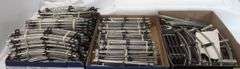 Large Lot of Hafner O Gauge 2 Rail Track & Switches Windup Battery Operated Trains curved straight