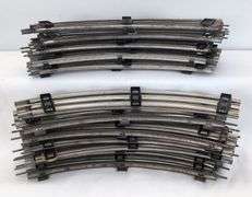 Large Lot of Marx O Gauge Train Tracks, 90 degree and Transformers