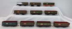 Lot of 18 Marx O Gauge 552 Rock Island l C.R.I.&P. gondolas with variations
