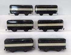 Lot of 12 Marx O Gauge lithographed tinplate streamline New York Central steam locomotive tenders