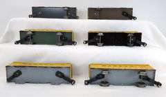 Marx O Gauge 4 wheel 1427 PRR box car 80982 Wabash gondola six of each