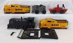 Marx O Gauge Union Pacific M 10005 UP shells, 588 New York Central diesel switcher, handcar, MORE