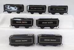 Lot of 15 Marx O Gauge 551 New York Central and 551 Union Pacific steam locomotive tender