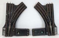 Prewar Lionel O11 & O22 RC Switches, two 1121-C Switch Controls O20 & O20X Crossovers, 1042 Transformer