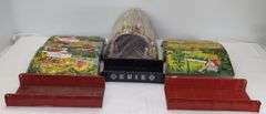 Marx O Gauge Tinplate Tunnels, Girder Plate Bridge Spans