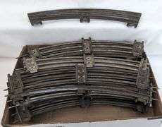 Prewar Lionel standard O Gauge curved (54) straight (59) track RH O22 (1) LH O22 (2) MC switches