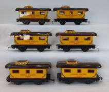 Lot of 13 Marx O Gauge lithographed tinplate Union Pacific 3824 caboose