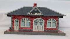 Marx O Gauge Whistling Girard Train Station lithographed tinplate
