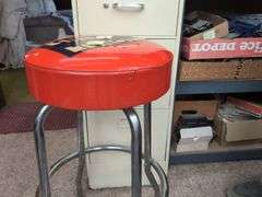 Lionel Electric Trains Swivel Bar Stool Modern Era style logo