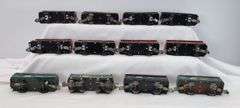 Lot of 16 Marx O Gauge 548 Guernsey Milk 91257 Seaboard and 552 Rock Island